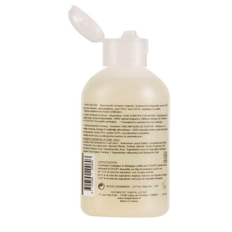 Gel de dus hipoalergenic Rampal Latour Migdale si Miere, bio, 250 ml
