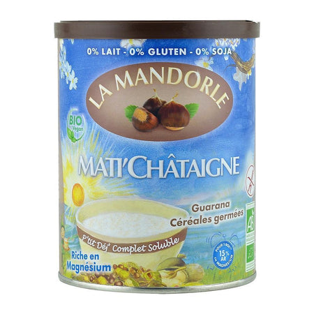 Mic dejun instant cu Castane, La Mandorle, fara lactoza, fara gluten, bio, 400 g