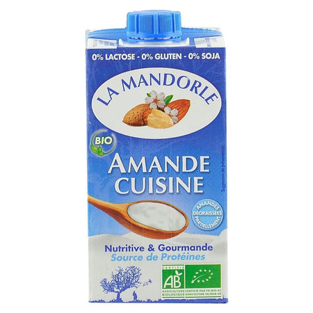 Smantana de Migdale pentru gatit La Mandorle, bio, 250 ml