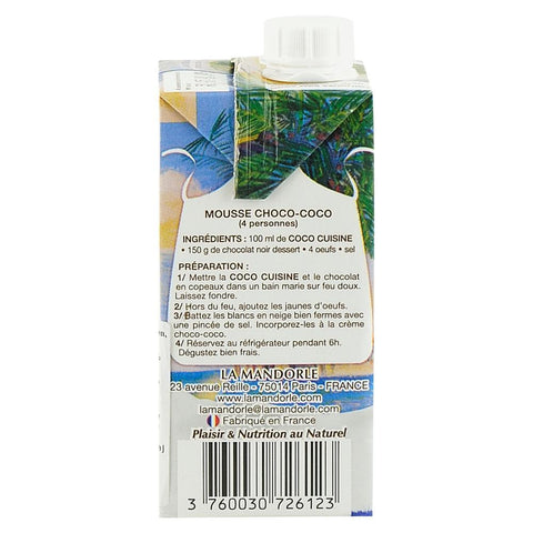 Smantana de Cocos pentru gatit La Mandorle, bio, 250 ml