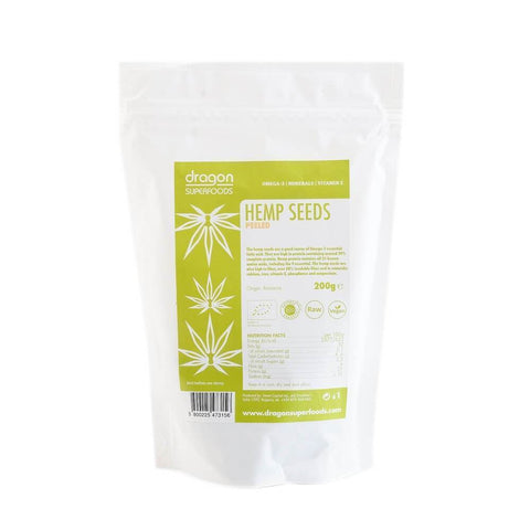 Seminte de Canepa decorticate Raw Bio 200g