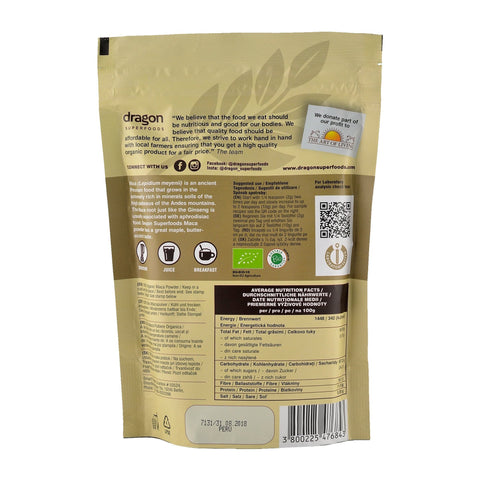 Maca Pulbere Raw Bio 200g
