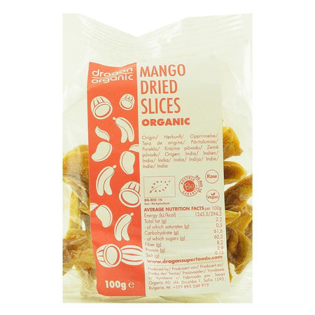 Mango uscat felii, bio, 100g