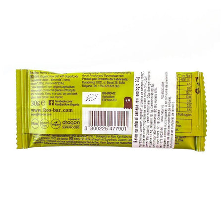 Baton Raw Bio cu Seminte de Chia si Canepa 30g - Republica BIO