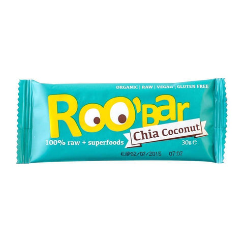 Baton Raw Bio cu Seminte de Chia si Cocos 30g - Republica BIO