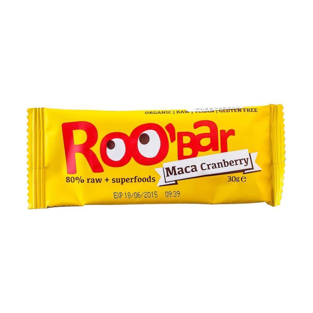 Baton Raw Bio cu Maca si Merisor 30g - Republica BIO