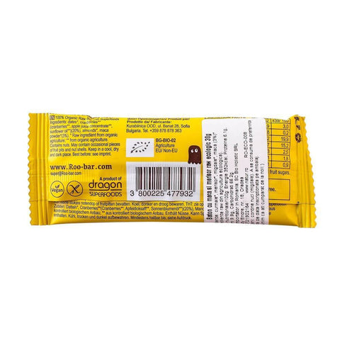 Baton Raw Bio cu Maca si Merisor 30g - Republica BIO