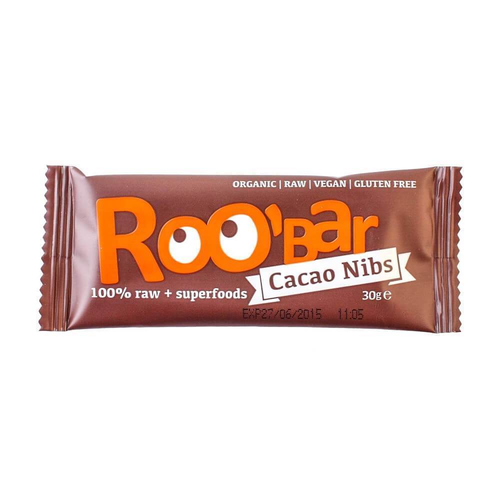 Baton Raw Bio cu Miez de Cacao si Migdale 30g - Republica BIO