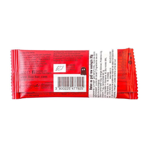 Baton Raw Bio cu goji 30g - Republica BIO