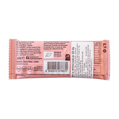 Baton Raw Bio cu Dude si Vanilie 30g - Republica BIO