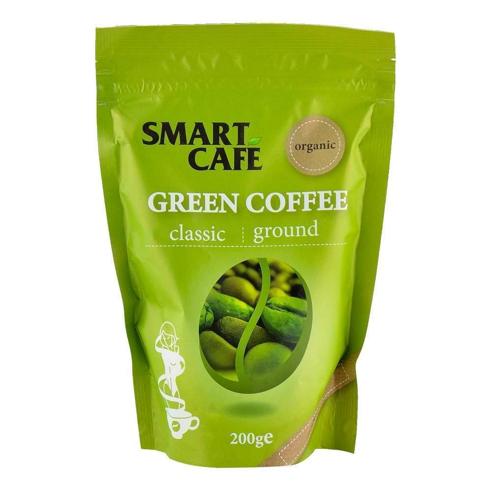 Cafea verde macinata, fara cofeina, raw, 100% Arabica, Dragon Superfoods, bio, 200g