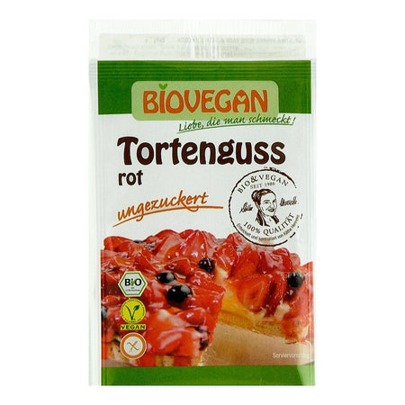 Gelatina vegana rosie fara gluten, bio, 2 x 7 g