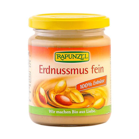 Unt de arahide fin Rapunzel, vegan, 250g, bio