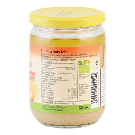 Gem de arahide fin, vegan, bio, 500g