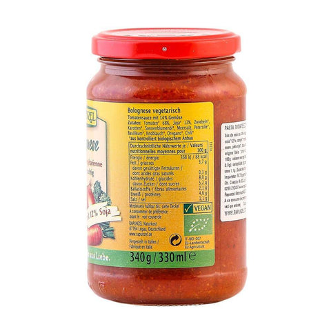 Sos de tomate Bolognese, vegetarian, bio, 340g