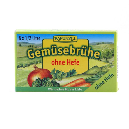Cuburi de supa de legume, fara drojdie, bio, 8buc