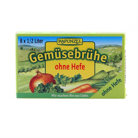 Cuburi de supa de legume, fara drojdie, bio, 8buc