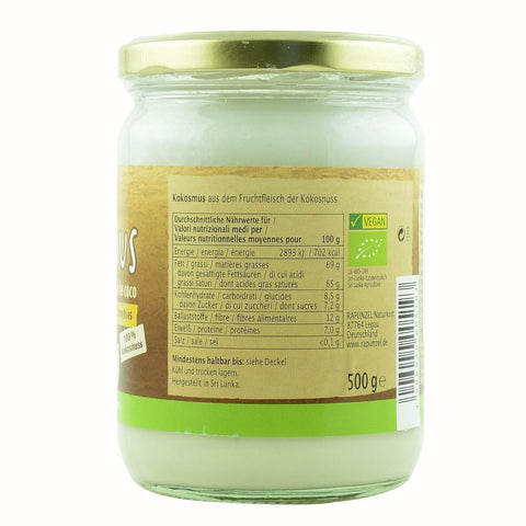 Pasta de cocos VEGAN, bio, 500 g