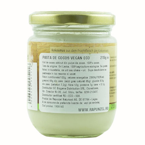 Pasta de cocos VEGAN, bio, 215 g