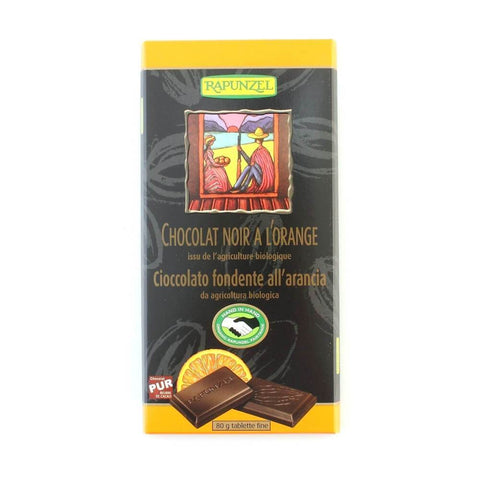 Ciocolata amaruie cu portocale, cu 55 cacao, bio, 80g - Republica BIO