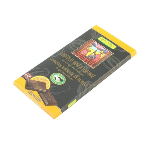 Ciocolata amaruie cu portocale, cu 55 cacao, bio, 80g - Republica BIO