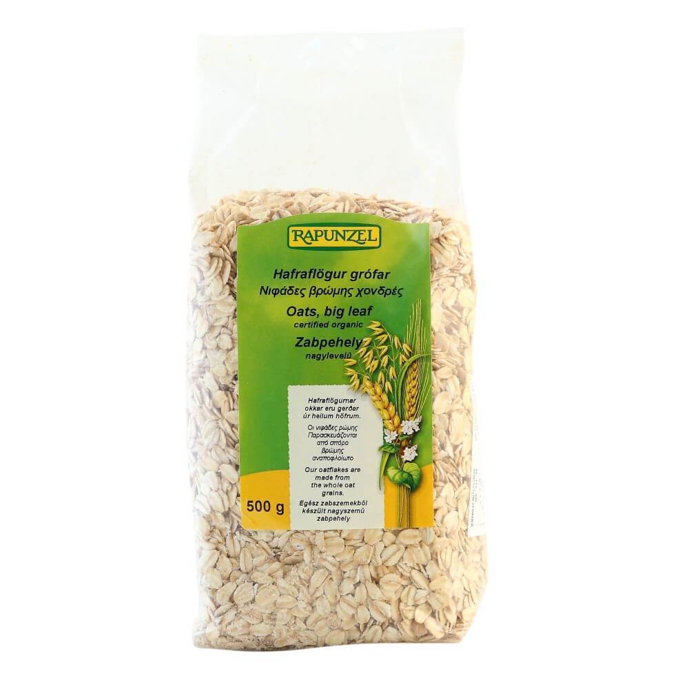 Fulgi mari de ovaz, bio, 500g