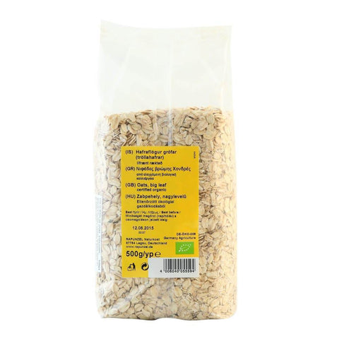 Fulgi mari de ovaz, bio, 500g