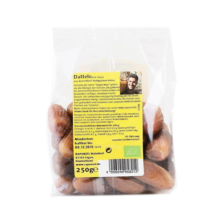 Curmale cu samburi Deglet Nour, bio, 250g
