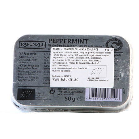 Mints drajeuri cu menta, bio, 50g