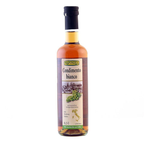 Otet balsamic Bianco Condimento, bio, 0.5l