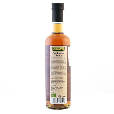 Otet balsamic Bianco Condimento, bio, 0.5l