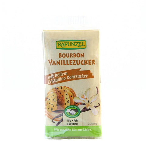 Zahar alb cu vanilie de Bourbon, bio, 4x8g