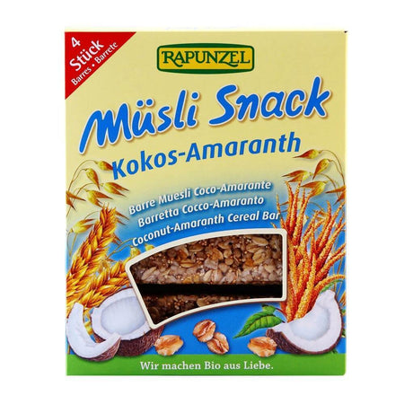 Musli Snack cu cocos si amarant, bio, 116g