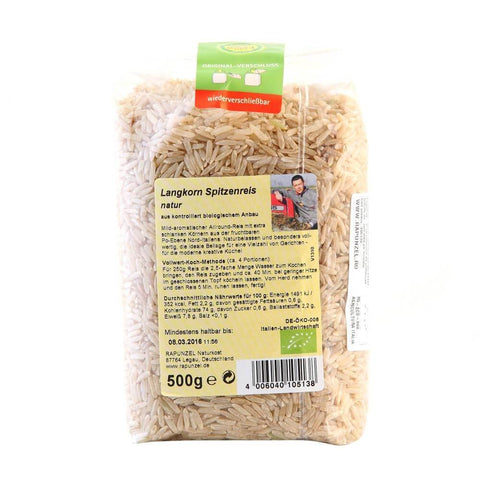 Orez natur cu bob lung, bio, 500g