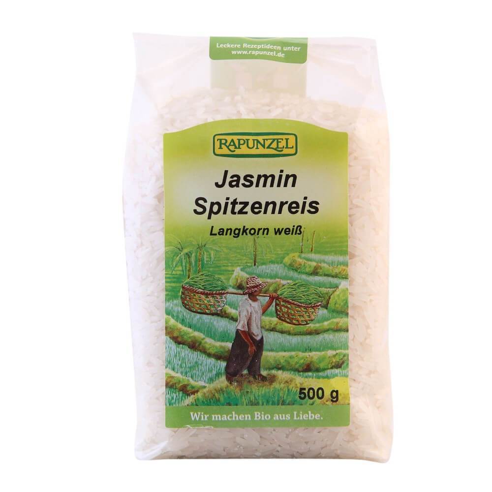 Orez Jasmin alb cu bob lung, bio, 500g