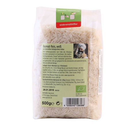 Orez Basmati alb, bio, 500g