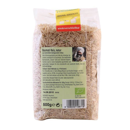 Orez Basmati natur, bio, 500g