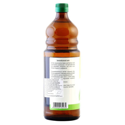 Ulei de floarea soarelui virgin, bio, 1l