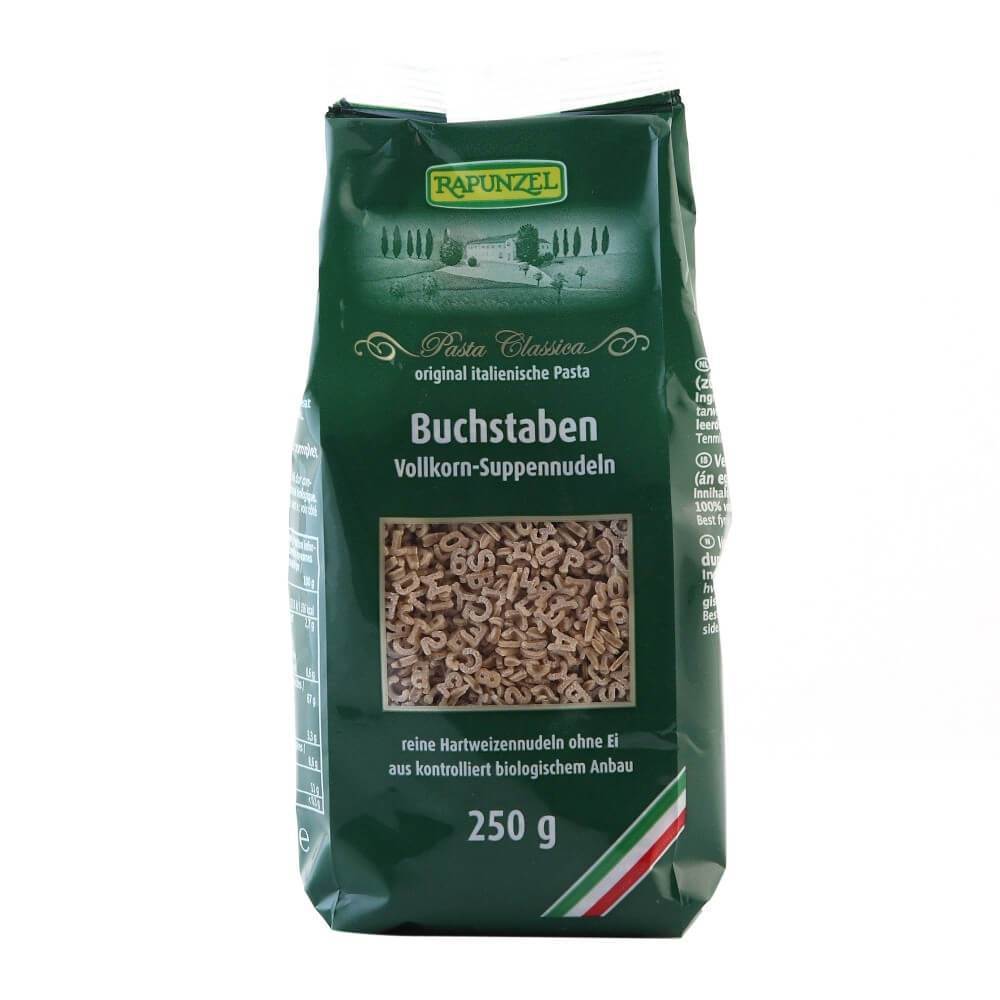 Fidea litere, din grau integral, bio, 250g