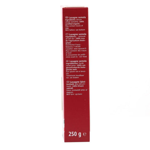 Lasagna din grau semola, bio, 250g