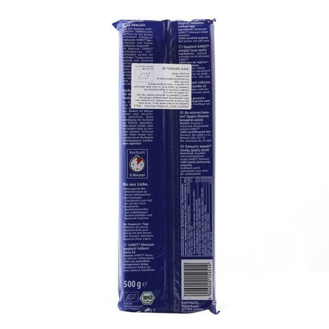 Spaghetti din grau kamut integral, bio, 500g