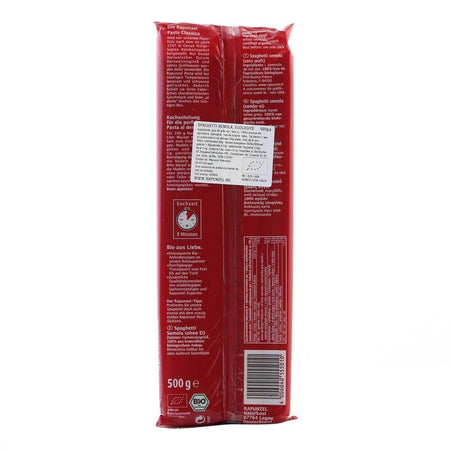 Spaghetti din grau semola, bio, 500g