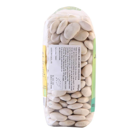 Boabe de fasole alba Jumbo, bio, 500g - Republica BIO