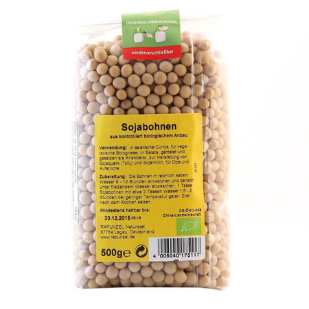Boabe de soia, crude, bio, 500g - Republica BIO