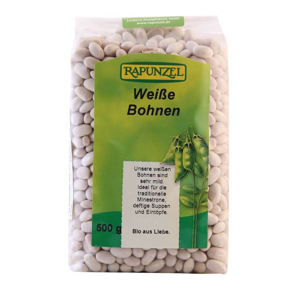 Boabe de fasole alba, bio, 500g - Republica BIO