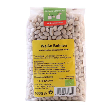Boabe de fasole alba, bio, 500g - Republica BIO