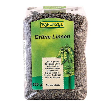Linte verde, bio, 500g