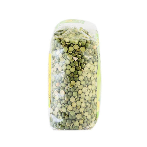Mazare verde decojita, jumatati, bio, 500g