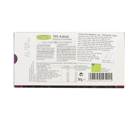 Ciocolata amaruie cu 70 cacao, bio, 80g - Republica BIO