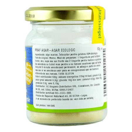 Praf de Agar-Agar, bio, 60g